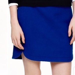 J. Crew Factory Blue Pocket Skirt